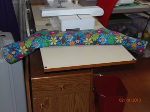 Monkey quilt is the only project incomplete